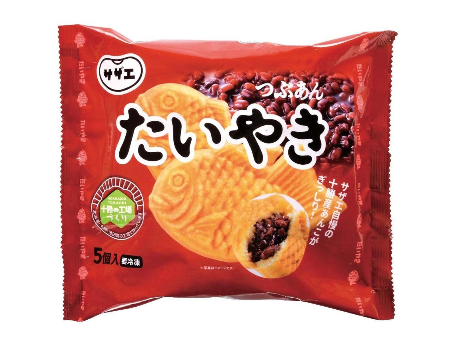 サザエ食品 たいやき つぶあん 1袋（5コ入） | コープこうべネット