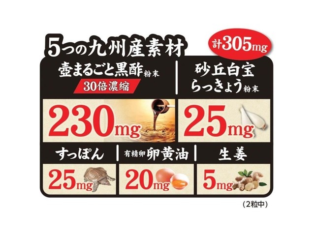 長寿の里 すっぽん黒にんにく卵黄油124粒入り2袋 長寿の里