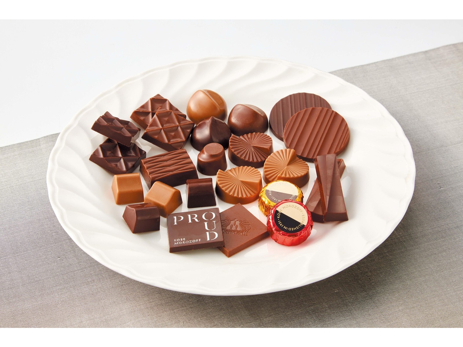 モロゾフ プレーンチョコレート 1箱（24コ入）| コープこうべネット