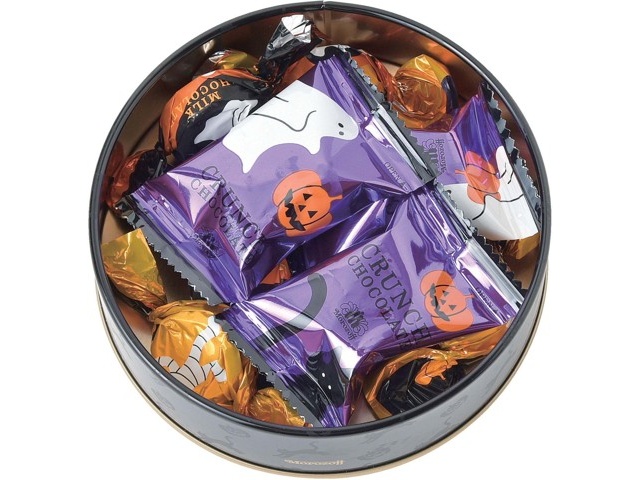 モロゾフ ハロウィーンサプライズ（チョコレート） 1缶（8コ入