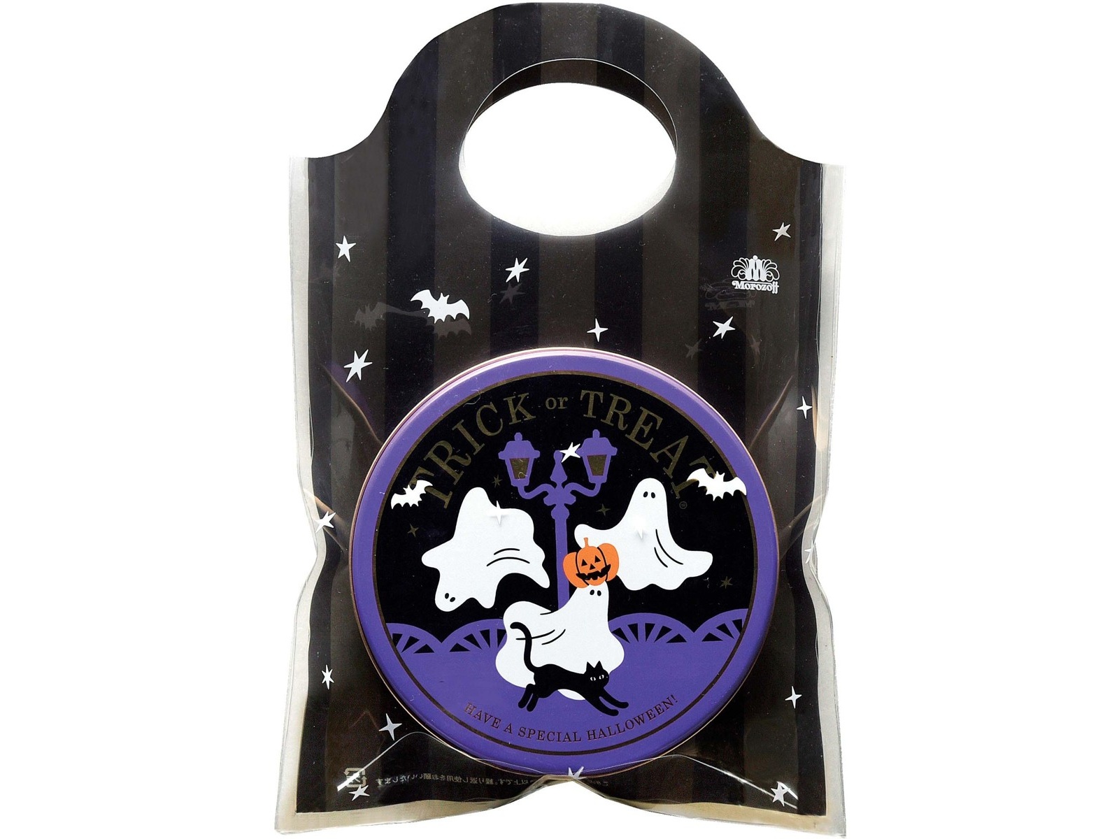 モロゾフ ハロウィーンサプライズ（チョコレート） 1缶（8コ入