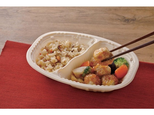 大阪王将 楽ラク中華 中華おこわと黒酢肉団子 300g| コープこうべネット