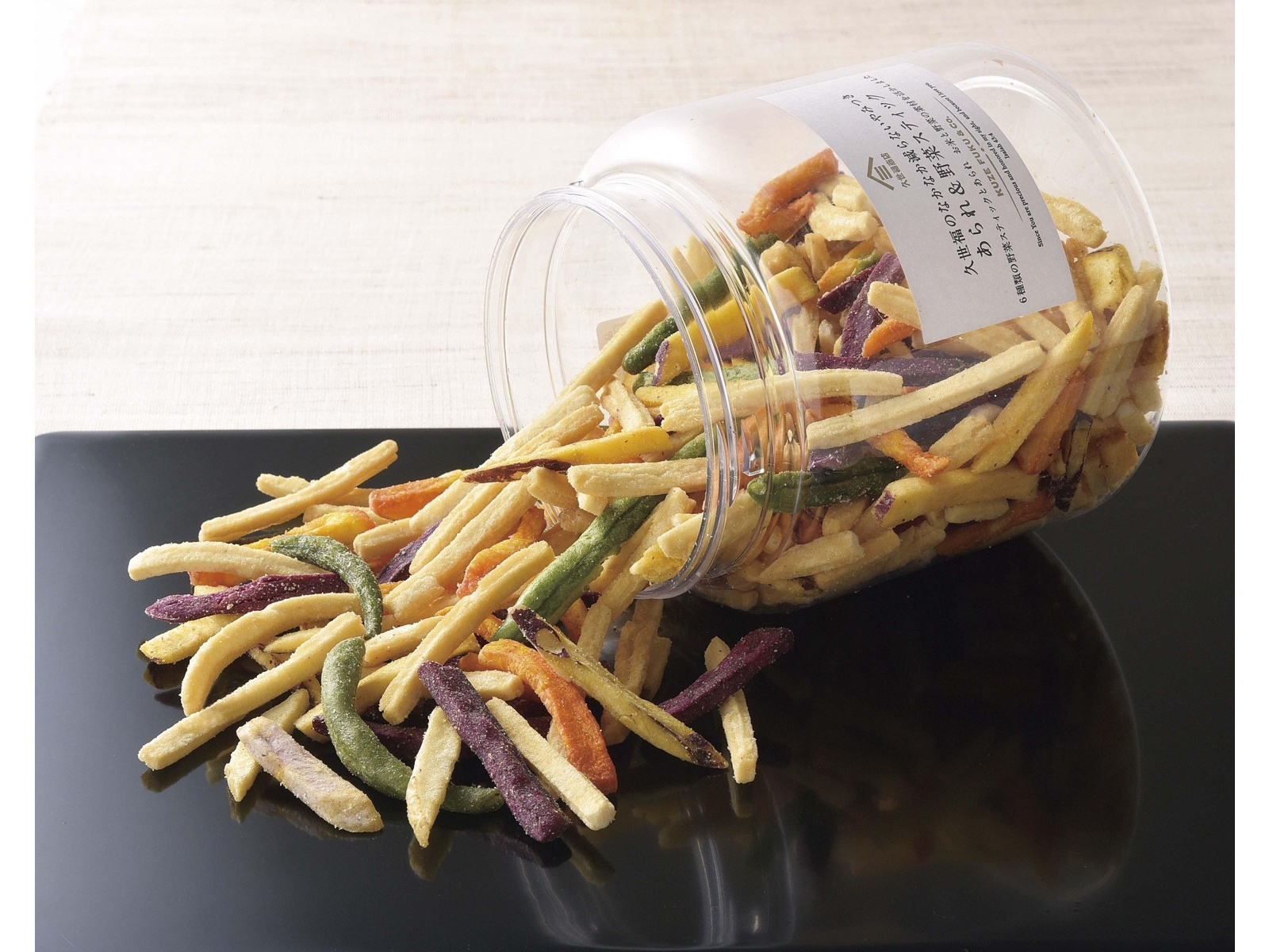 あられ　　6点 久世福商店 なかなか減らないやみつきあられ＆野菜スティック 1パック