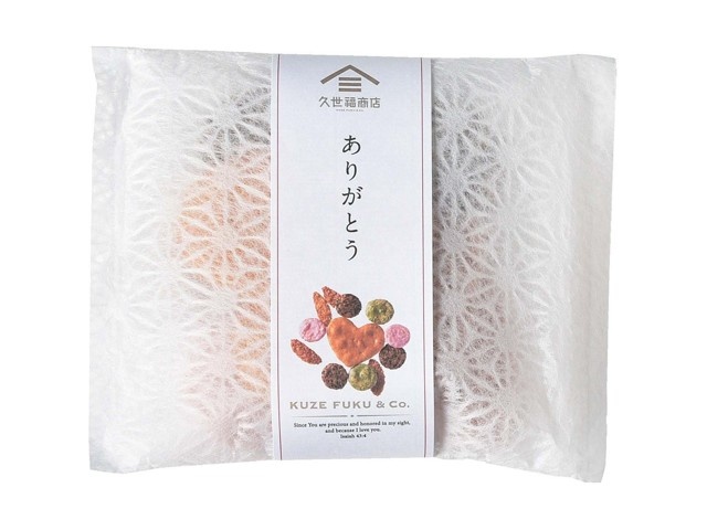 久世福商店 ありがとうプチギフトお煎餅詰合 1袋（12枚入