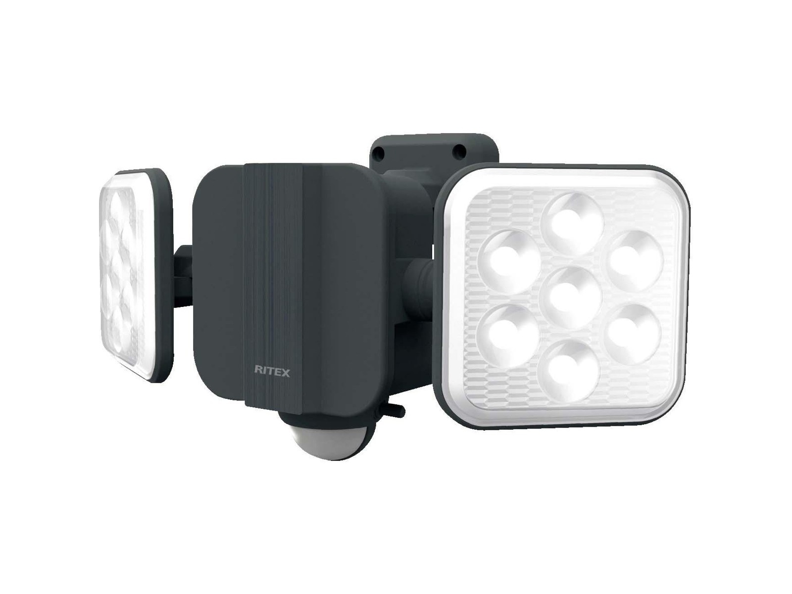 ムサシ センサーライト 6.5W×2灯フリーアーム式LEDハイブリッド ムサシ センサーライト 6.5W×2灯フリーアーム式LEDハイブリッド