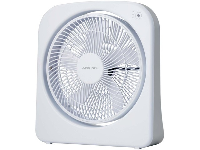 アピックス 2電源式スリムファン AFS-128-WH 1台 ホワイト