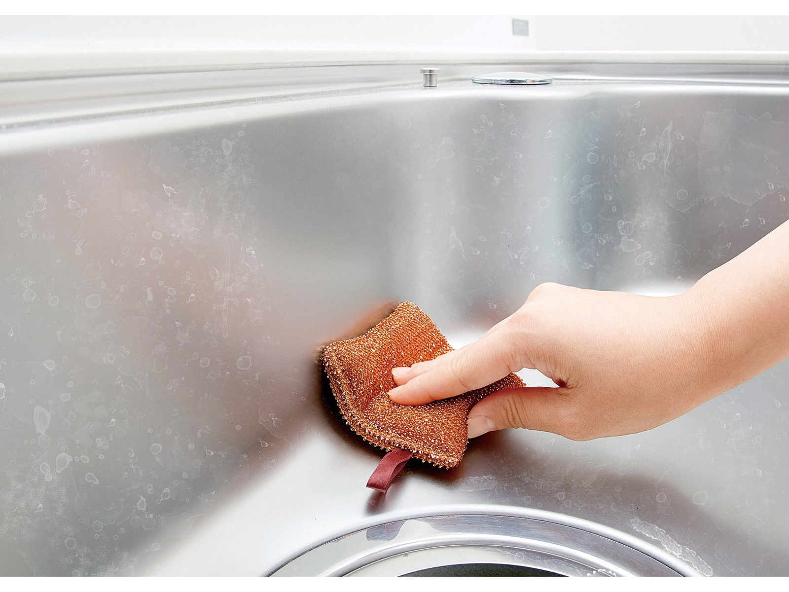 銅のシンク洗いタワシ 角型 1コ| コープこうべネット