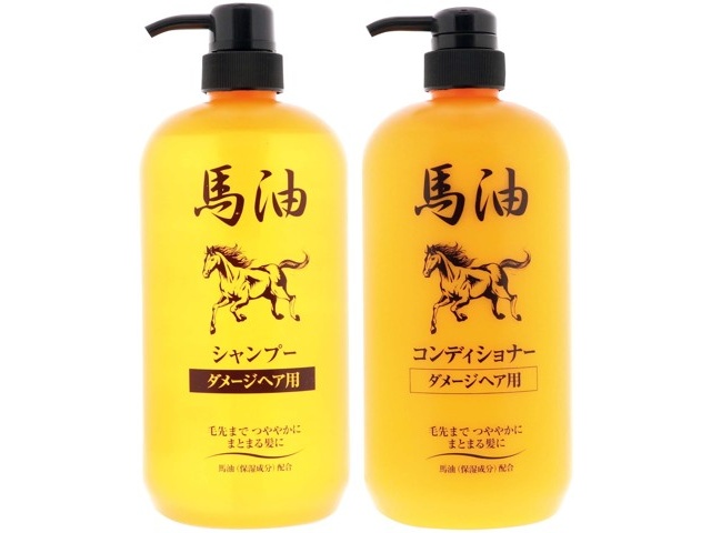 【12個セット】 馬油シャンプー とコンディショナー　ダメージヘア用 kamikoubou_4544202001275set2