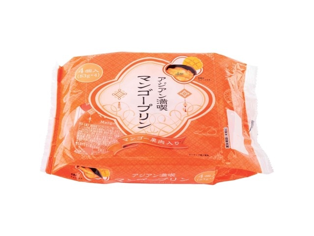 和歌山産業 アジアン満喫マンゴープリン 83g×4コ入| コープ
