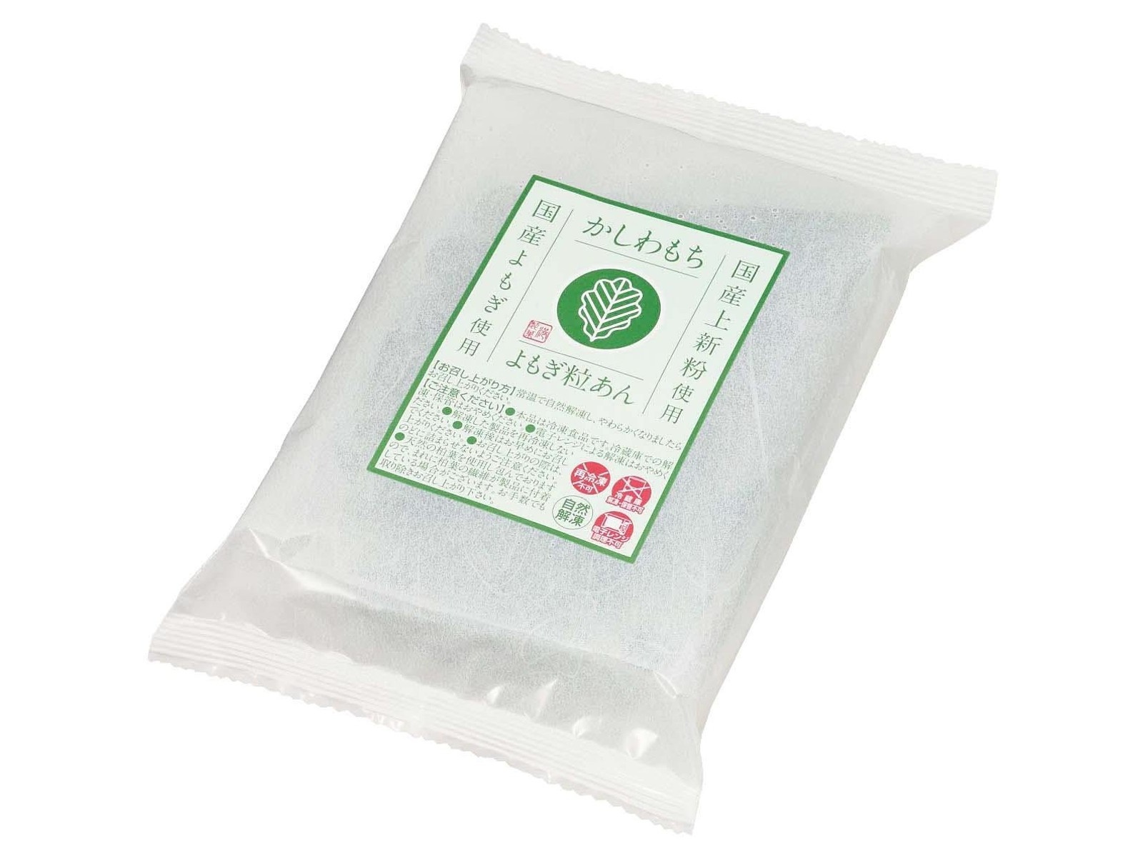 港製菓 かしわもち よもぎ粒あん 180g(4コ入)| コープこうべネット 港製菓 かしわもち よもぎ粒あん 180g(4コ入)| コープこうべネット