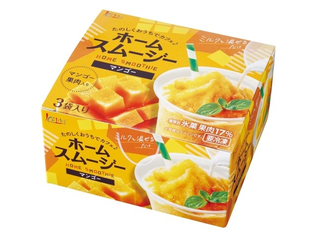 マンゴースムージー様確認専用ページ❷ アイスライン ホームスムージー マンゴー 1箱（90g×3袋入