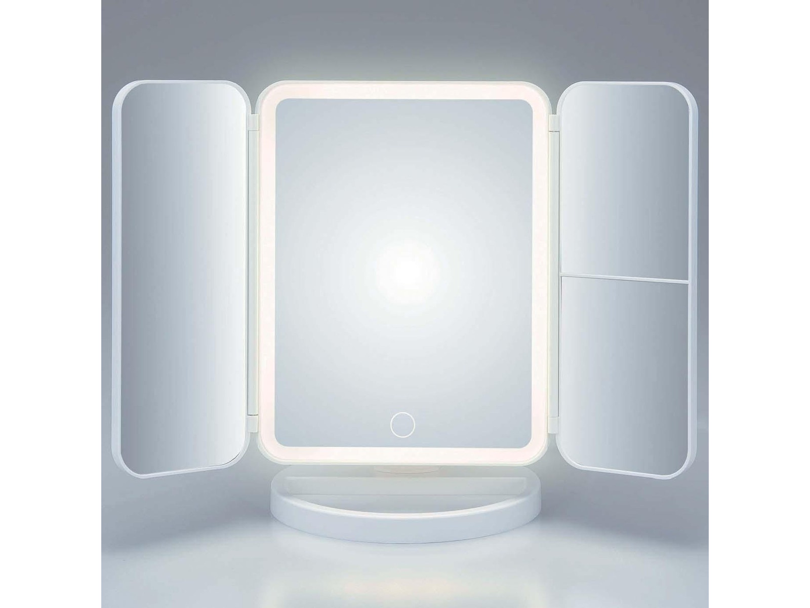 回転式LED三面ミラー 1セット| コープこうべネット