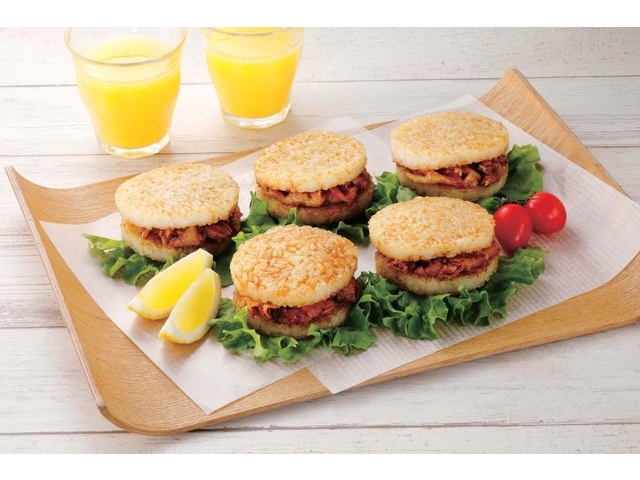 ニッキーフーズ ライスバーガー(十勝風豚丼) 5ｺ入(575g)| コープ