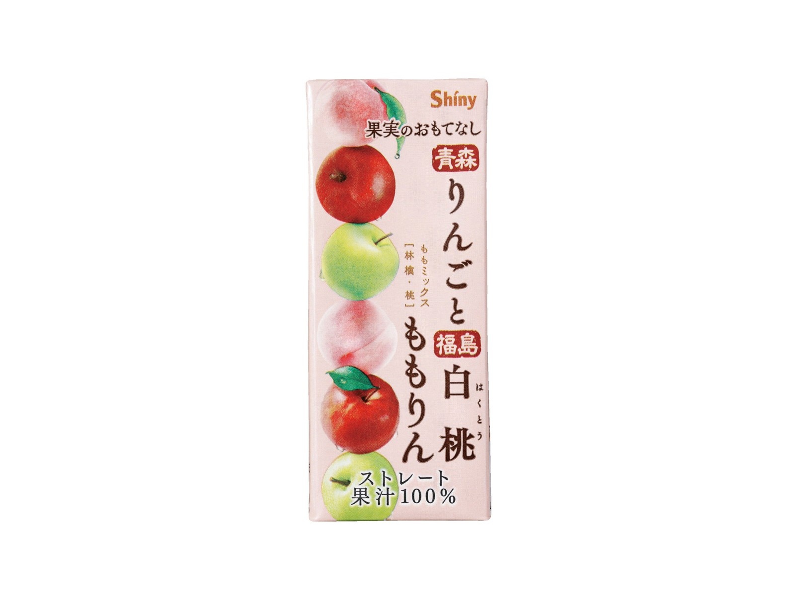 青森県りんごジュース シャイニー果実のおもてなし ももりん 200ml