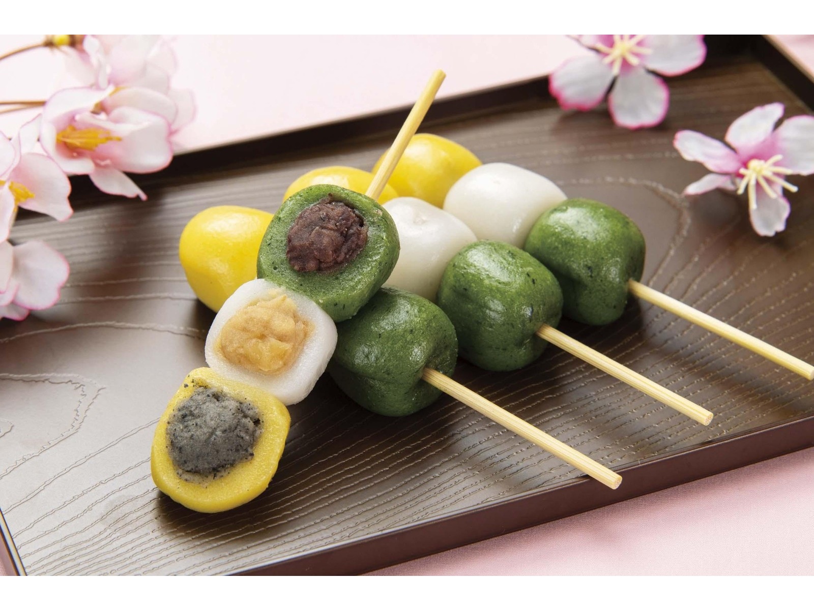 三色だんご 華桔梗 串なし三色だんご 4袋入（180g）| コープこうべネット