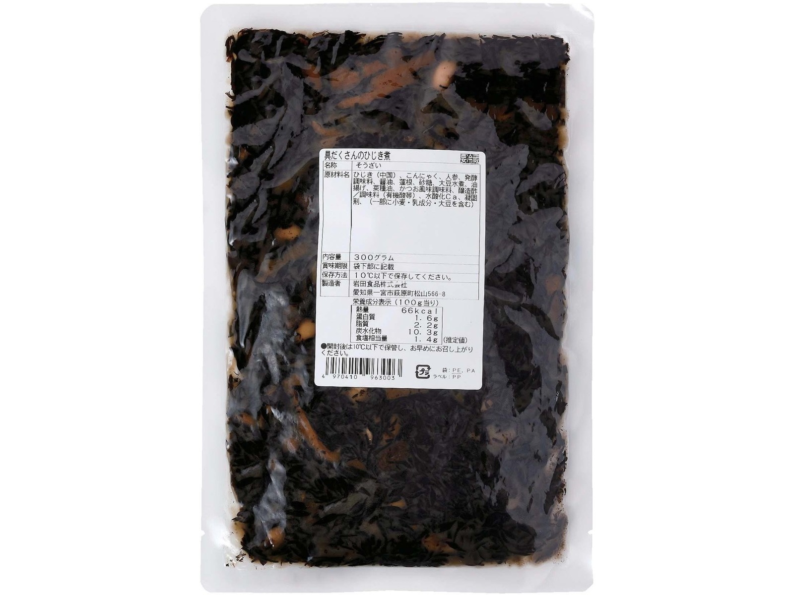 岩田食品 具だくさんのひじき煮 300g| コープこうべネット