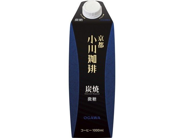 微糖 小川珈琲 京都小川珈琲 炭焼珈琲 微糖 1,000ml| コープこうべネット