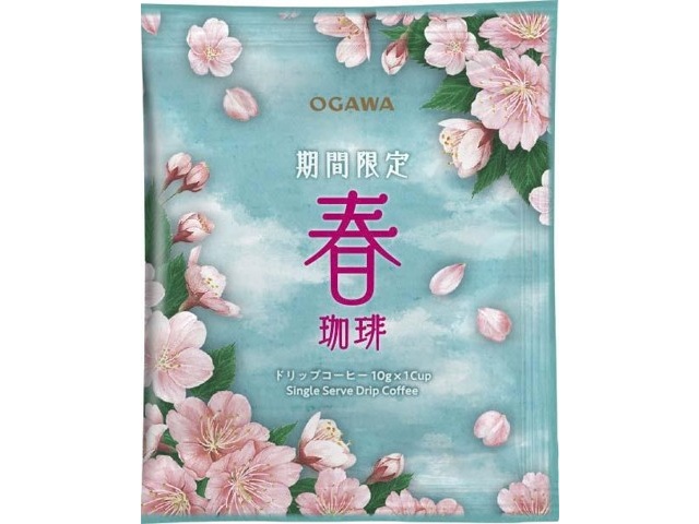 小川珈琲 期間限定 春珈琲ドリップコーヒー 1箱（10g×18杯分