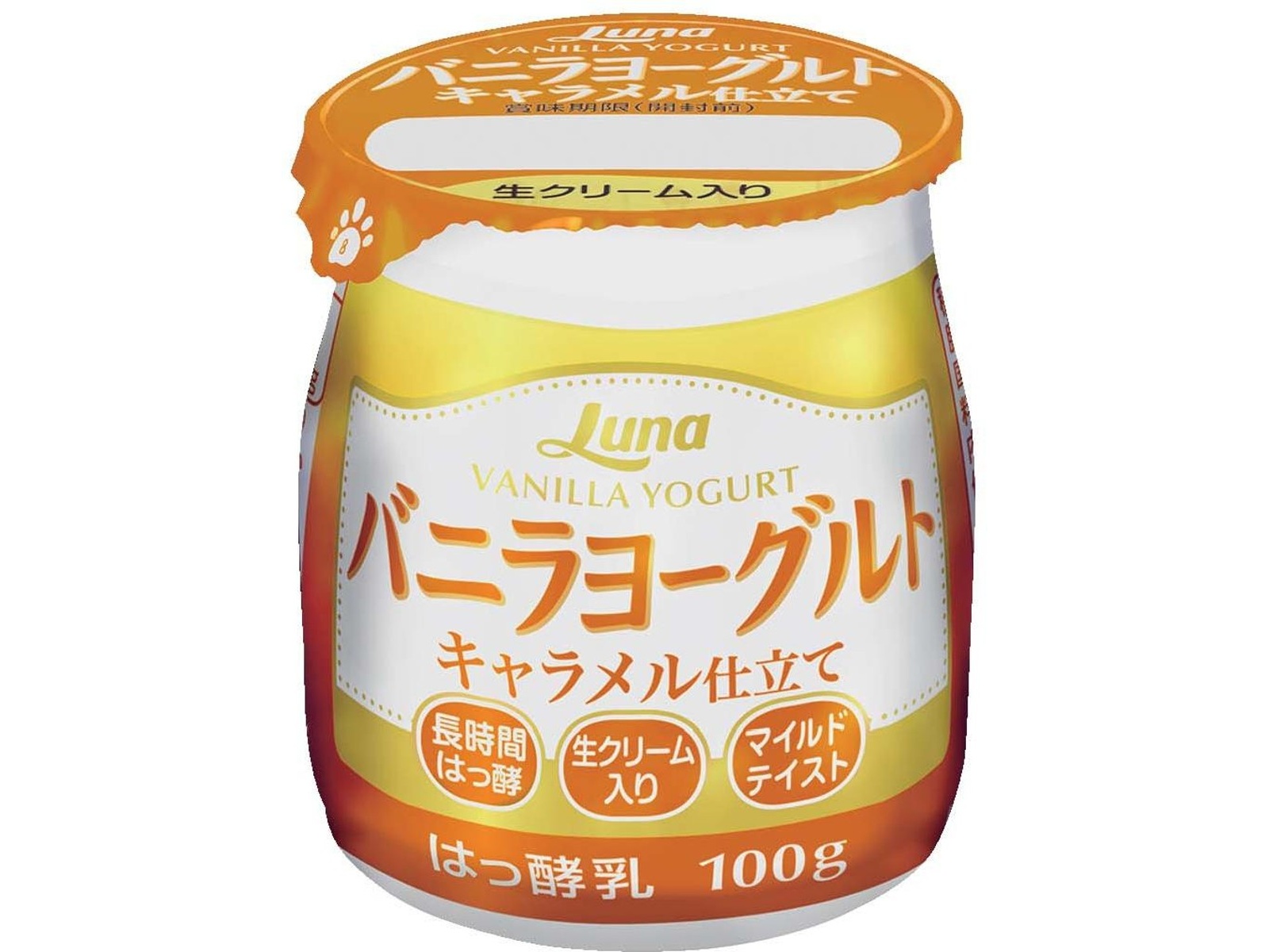 日本ルナ バニラヨーグルト キャラメル仕立て 100g×6コ入| コープ