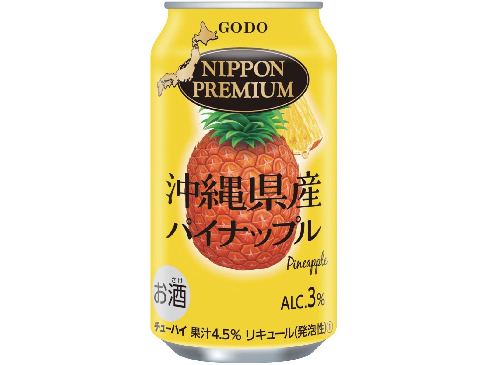 合同酒精 ニッポンプレミアム 沖縄県産パイナップル 350ml（缶