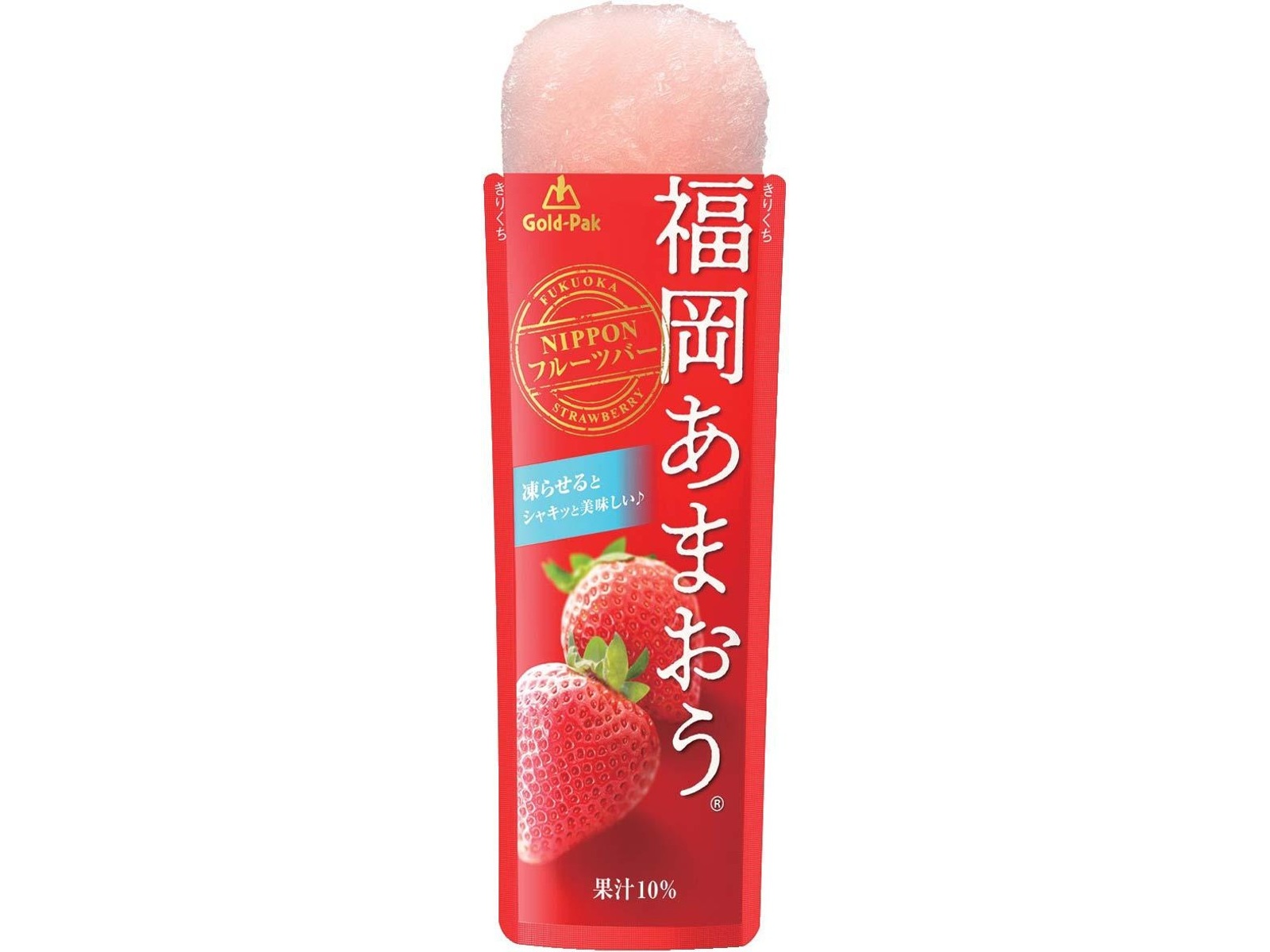 たくぼーい様  いちご10 フルーツミックス10 ゴールドパック NIPPONフルーツバー福岡あまおう 80g