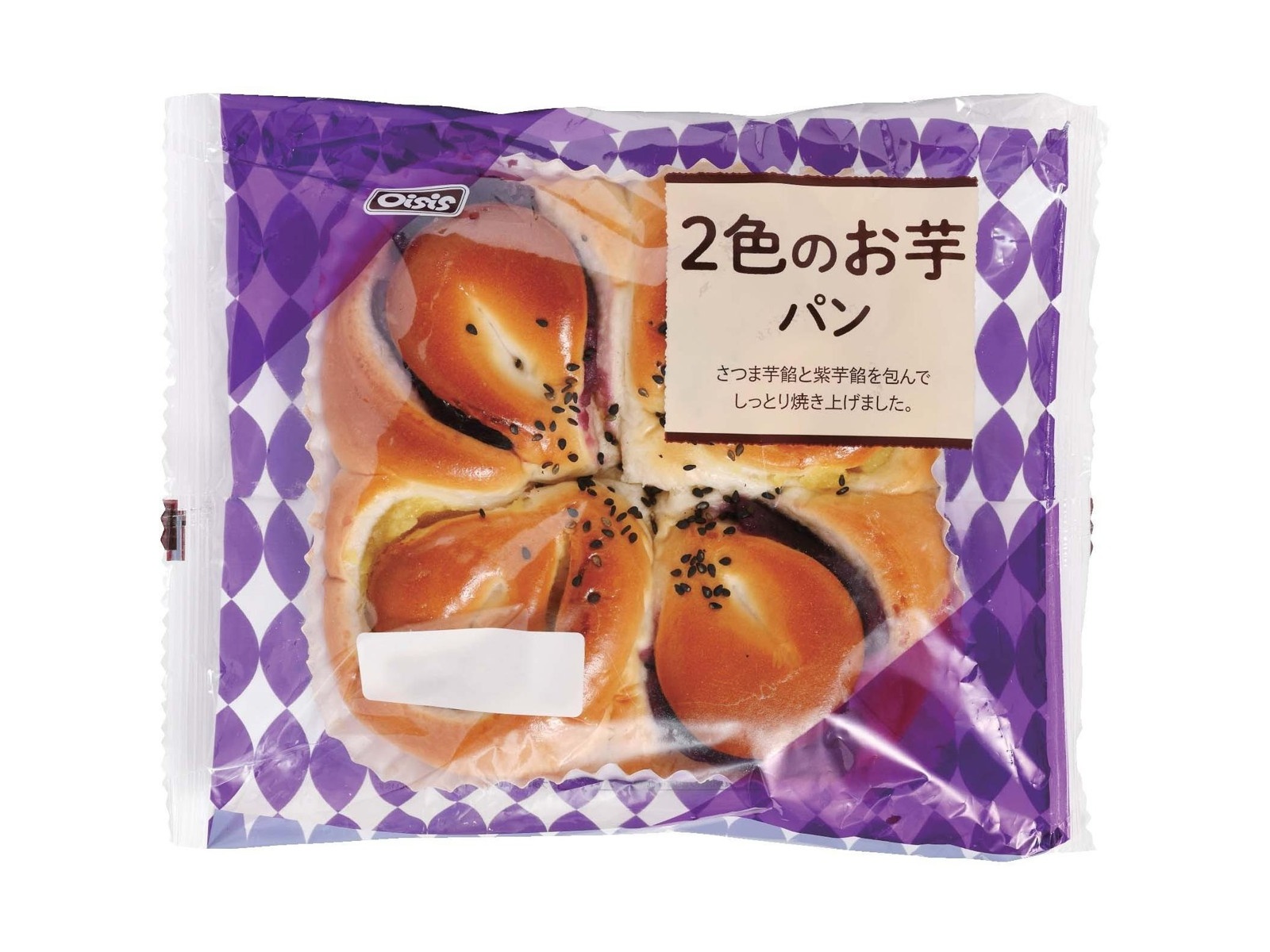 オイシス 2色のお芋パン 1コ| コープこうべネット