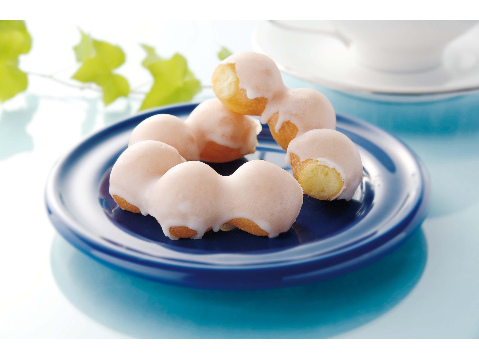 ドーナツ　ホワイト2点 北川製菓 ポンデドーナツ ホワイトグレーズ 1袋（50g）| コープ