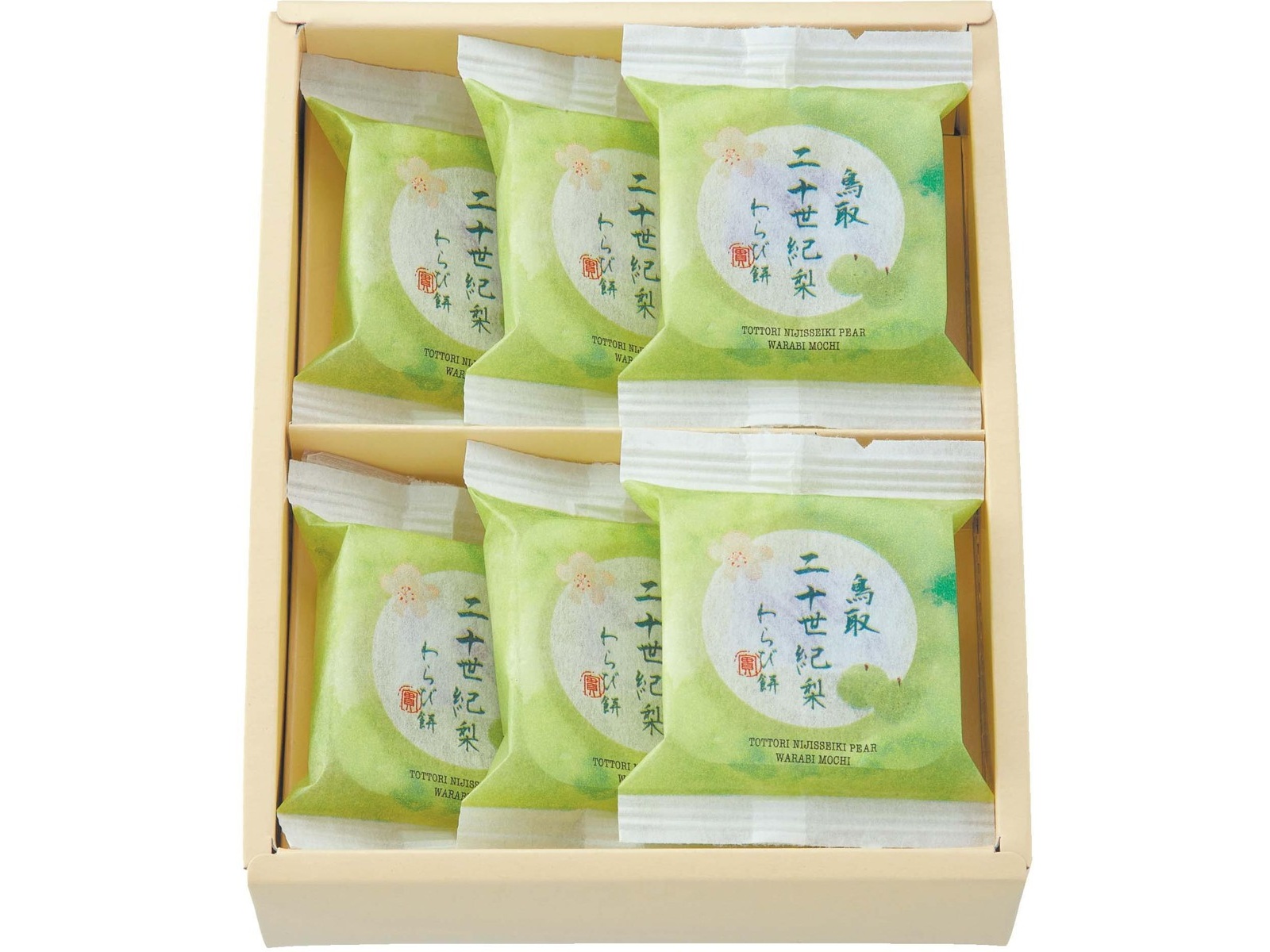 寿製菓 鳥取二十世紀梨わらび餅 1箱（6コ入）| コープこうべネット