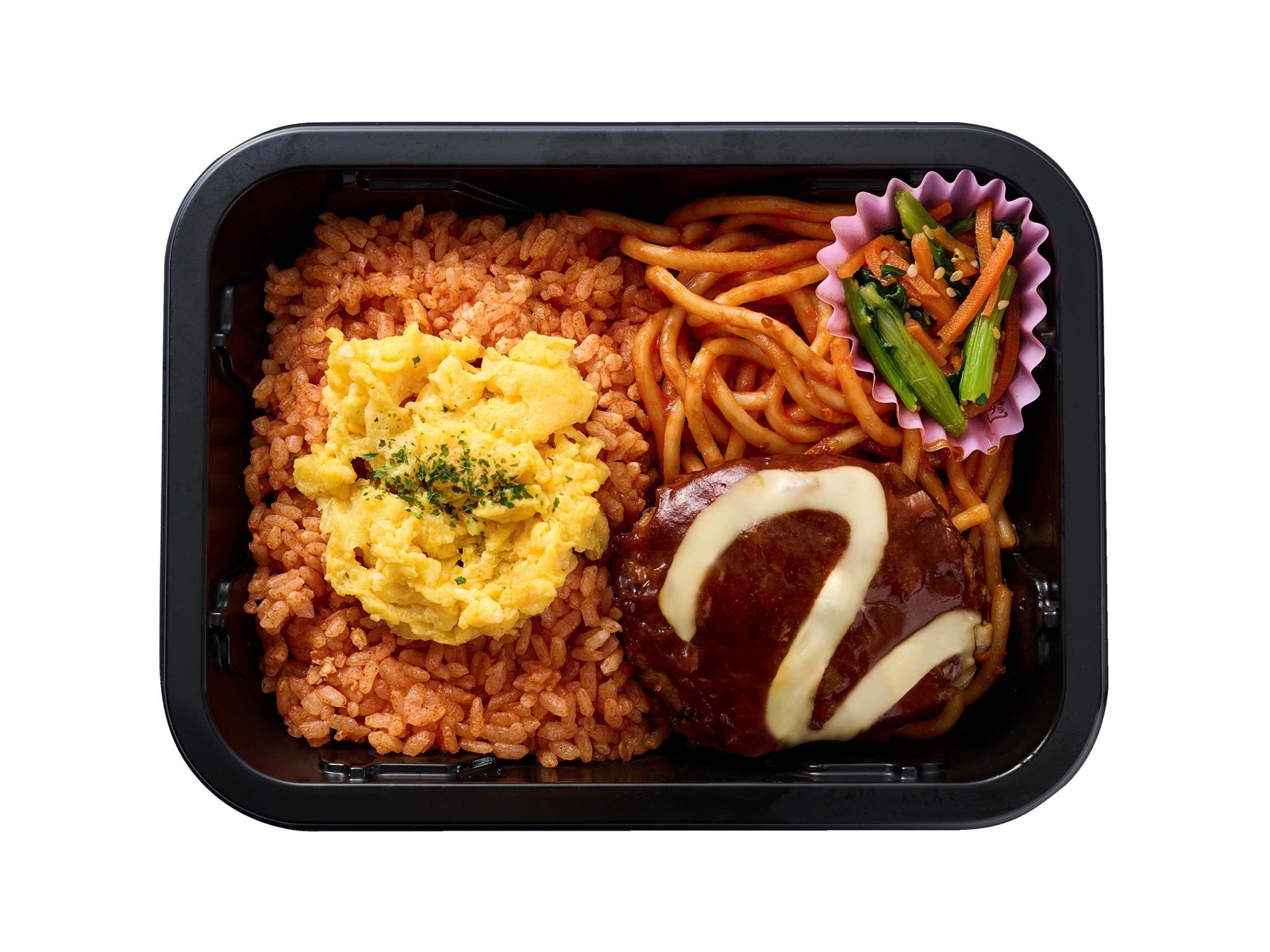 シノブフーズ Delcy デミグラスハンバーグ＆チキンライス 1食