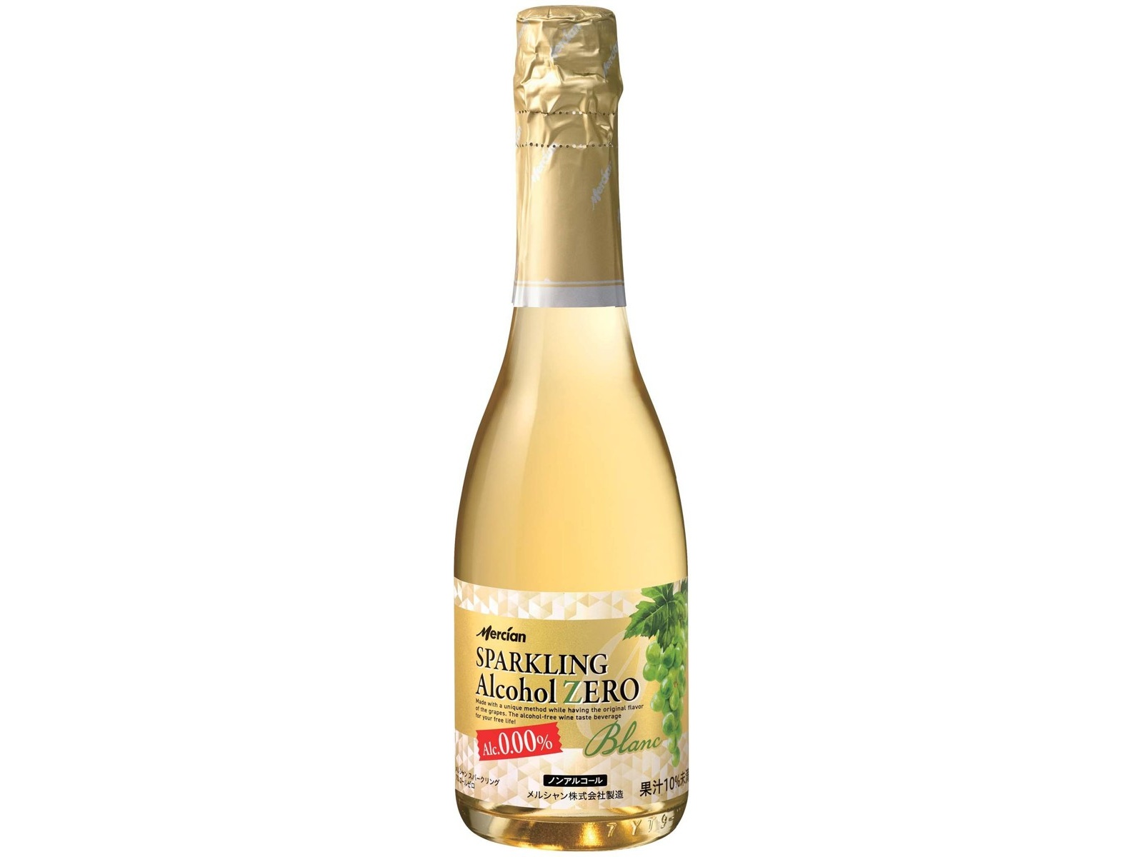 メルシャン メルシャンスパークリング アルコールゼロ 白 360ml（瓶