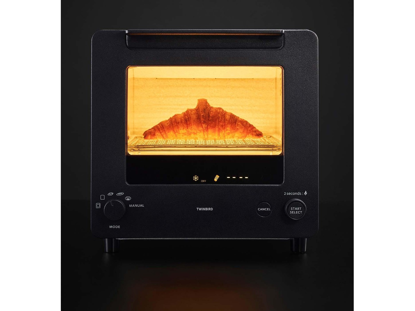 ツインバード オーブントースター TS-D486B 1台 ブラック | WEB限定