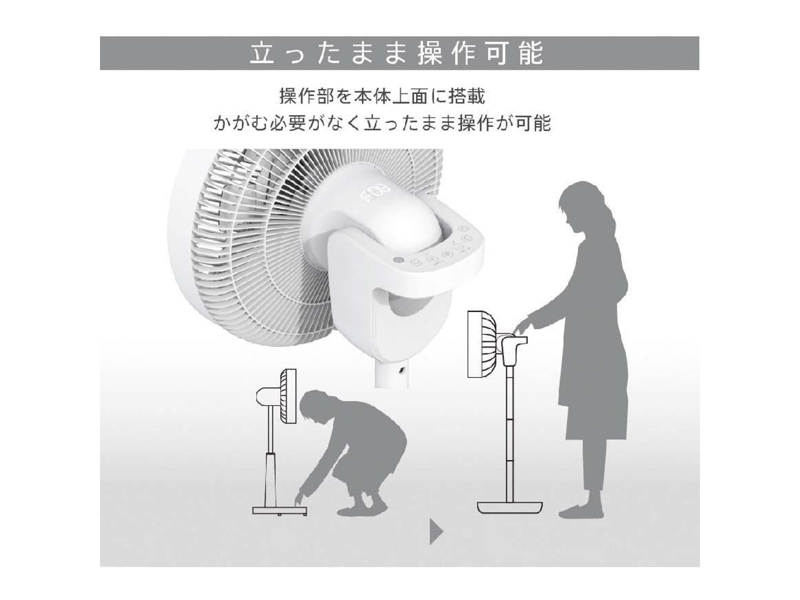 ゼピール 充電式DCフルリモコンリビング扇風機 DJC-E550M 1台