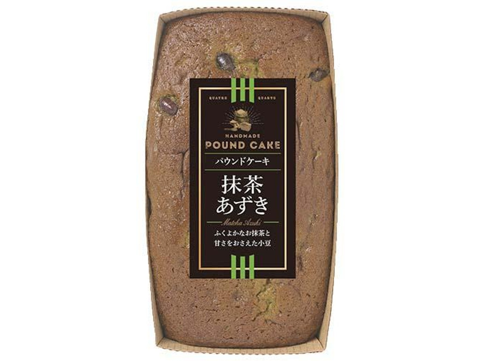 486Pで交換】栗原園 パウンドケーキ抹茶あずき 1本 | コープこうべネット
