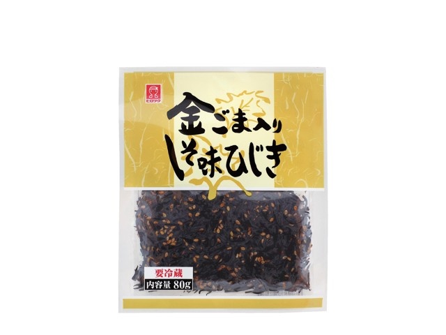 14【まぐさのひじき】80g×5袋 千葉県勝浦産 乾燥ひじき 送料込み ヒロツク 金ごま入りしそ味ひじき 80g| コープこうべネット