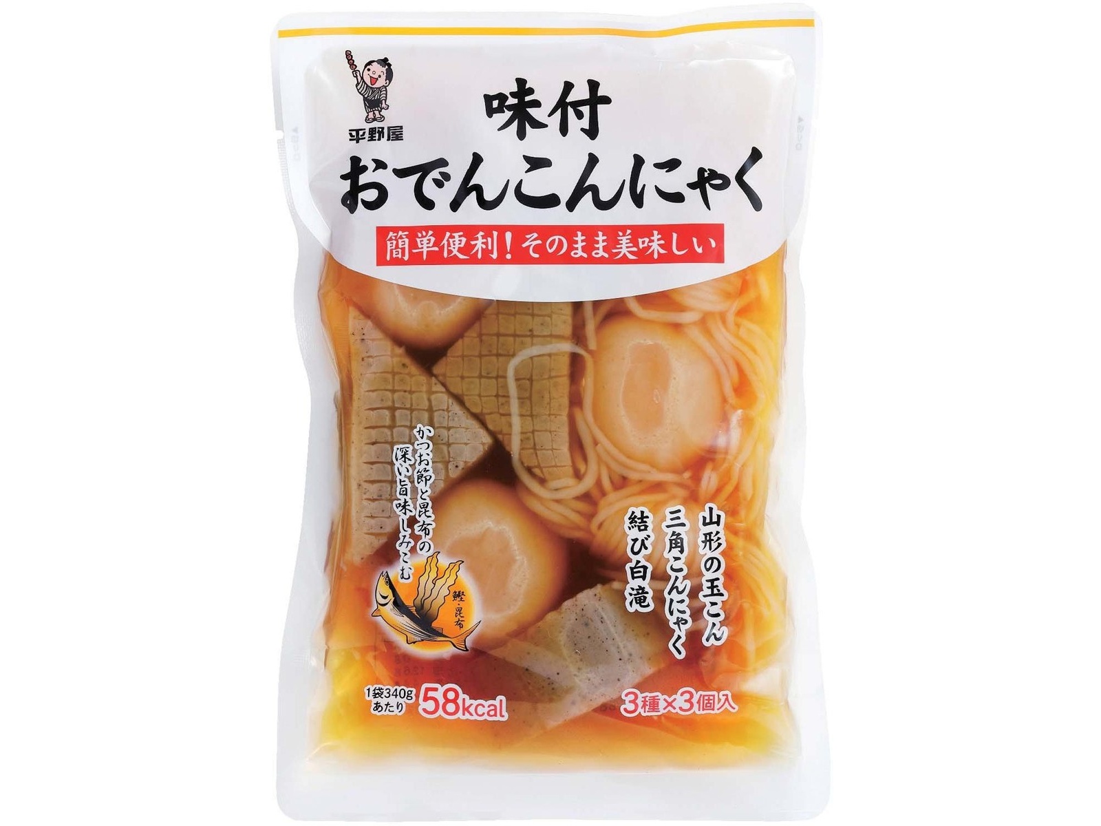 平野屋 味付おでんこんにゃく 340g（固形量200g