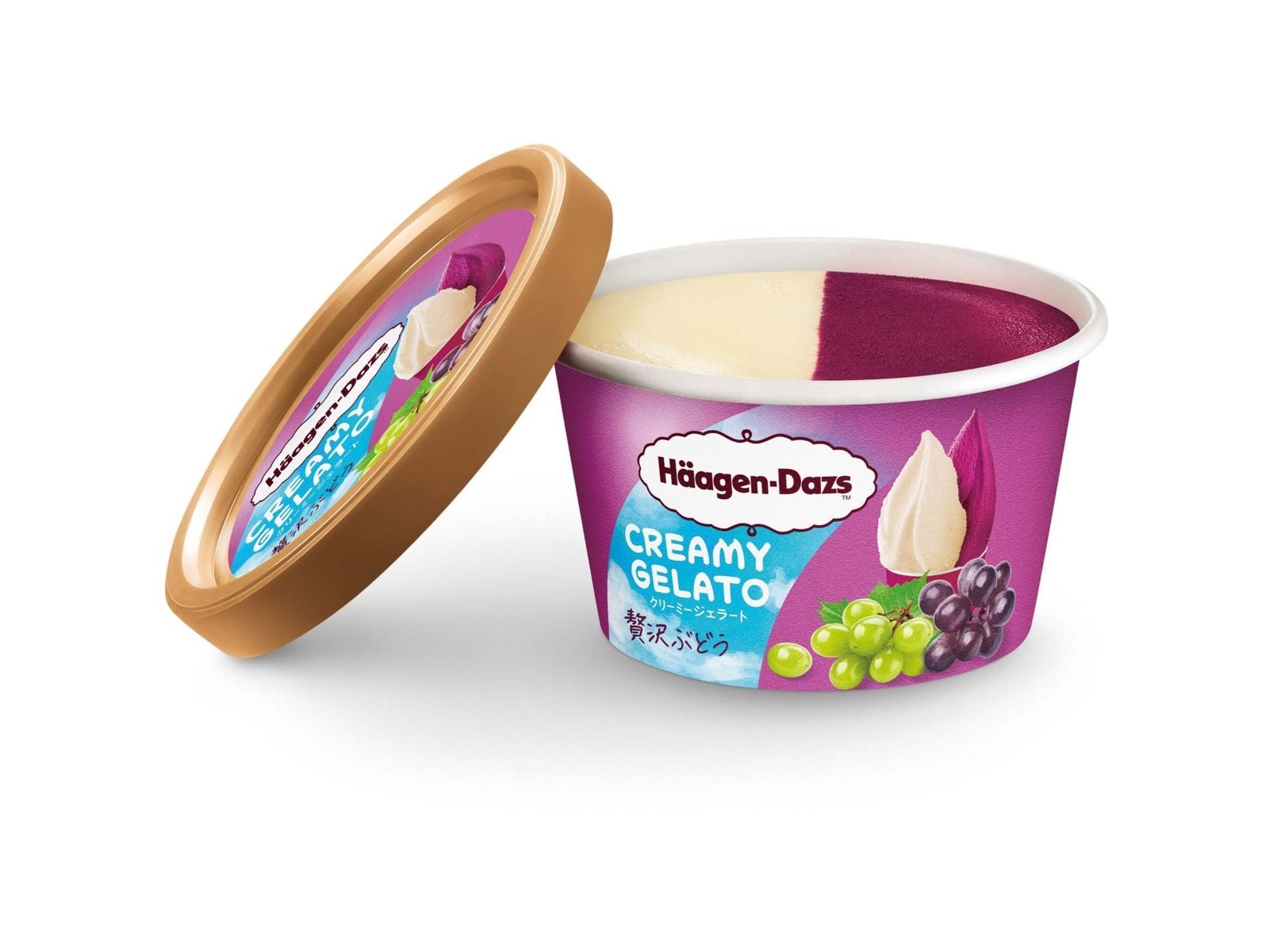 ハーゲンダッツ CREAMY GELATO贅沢ぶどう 110ml| コープ