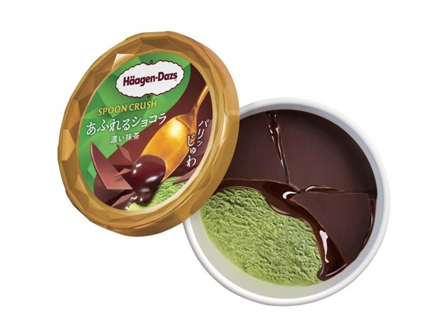 ハーゲンダッツ ミニカップ SPOON CRUSH あふれるショコラ 濃い抹茶