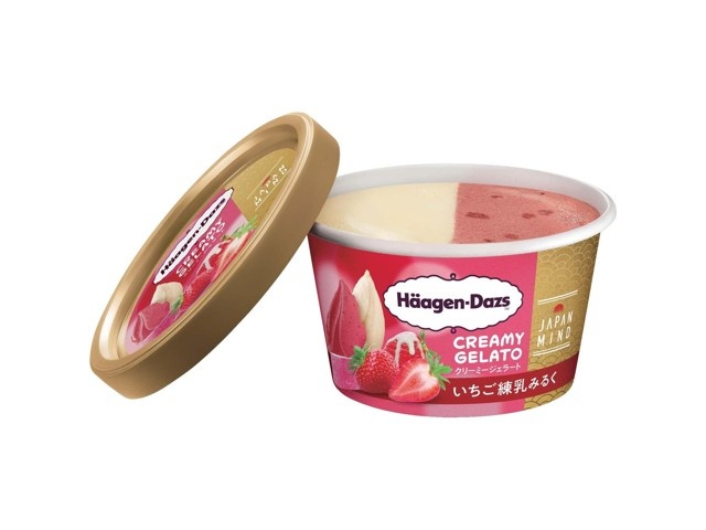 ハーゲンダッツ ミニカップ CREAMY GELATO いちご