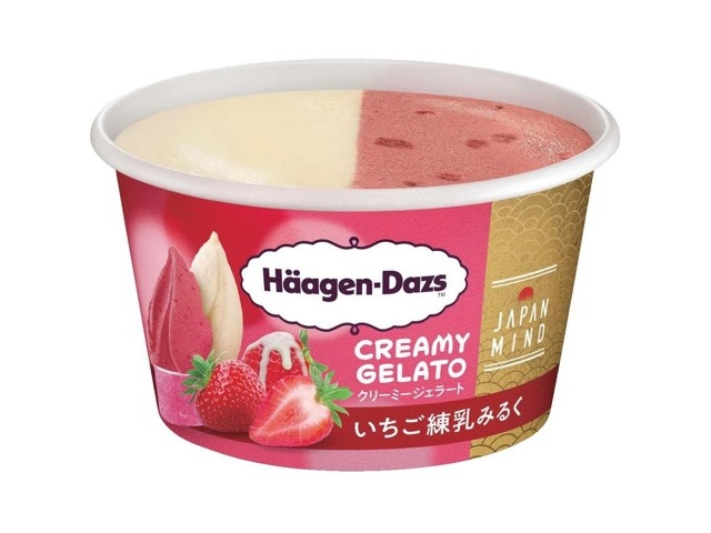 ハーゲンダッツ ミニカップ CREAMY GELATO いちご