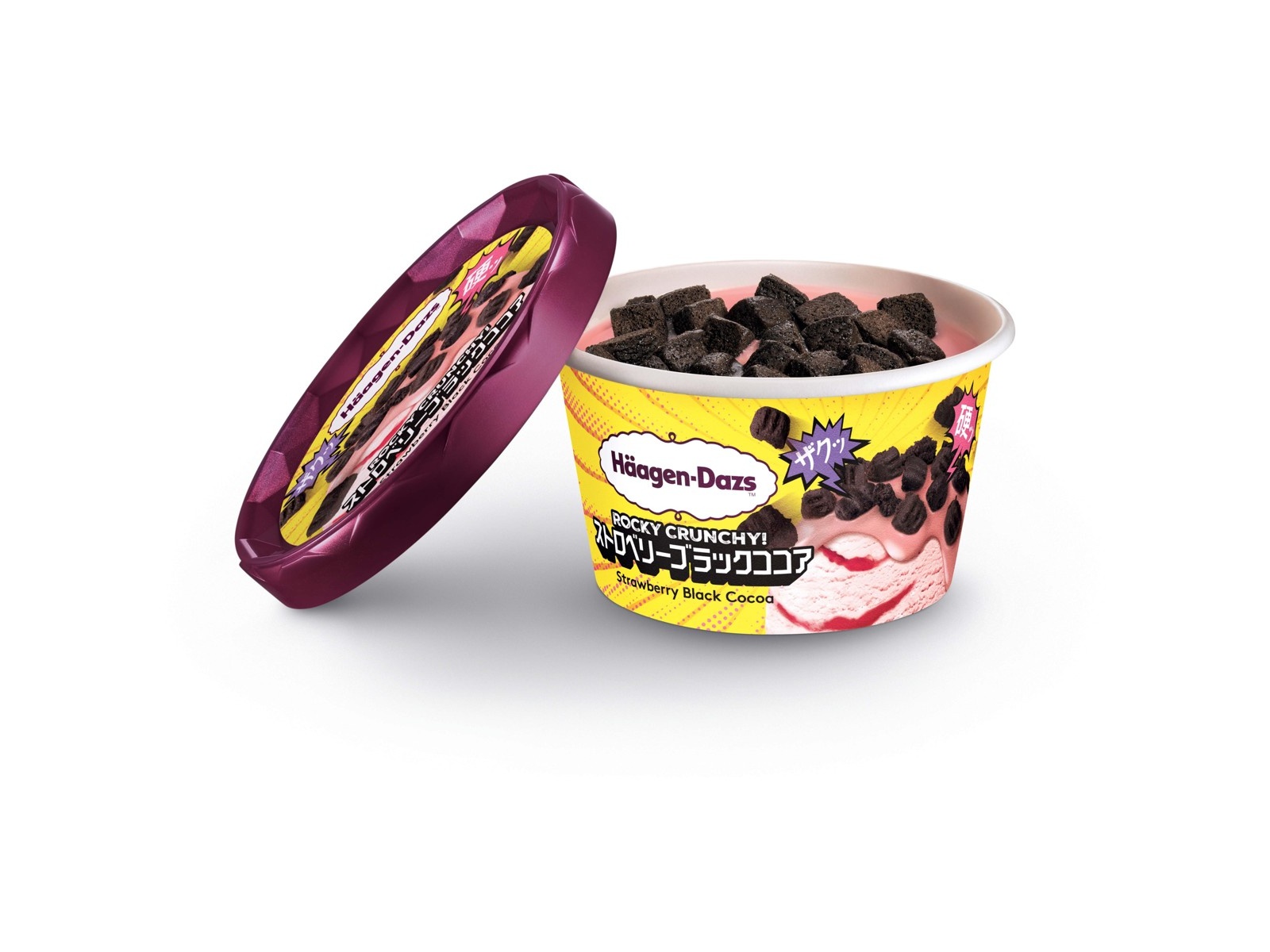 ハーゲンダッツ ROCKY CRUNCHY！ ストロベリーブラック