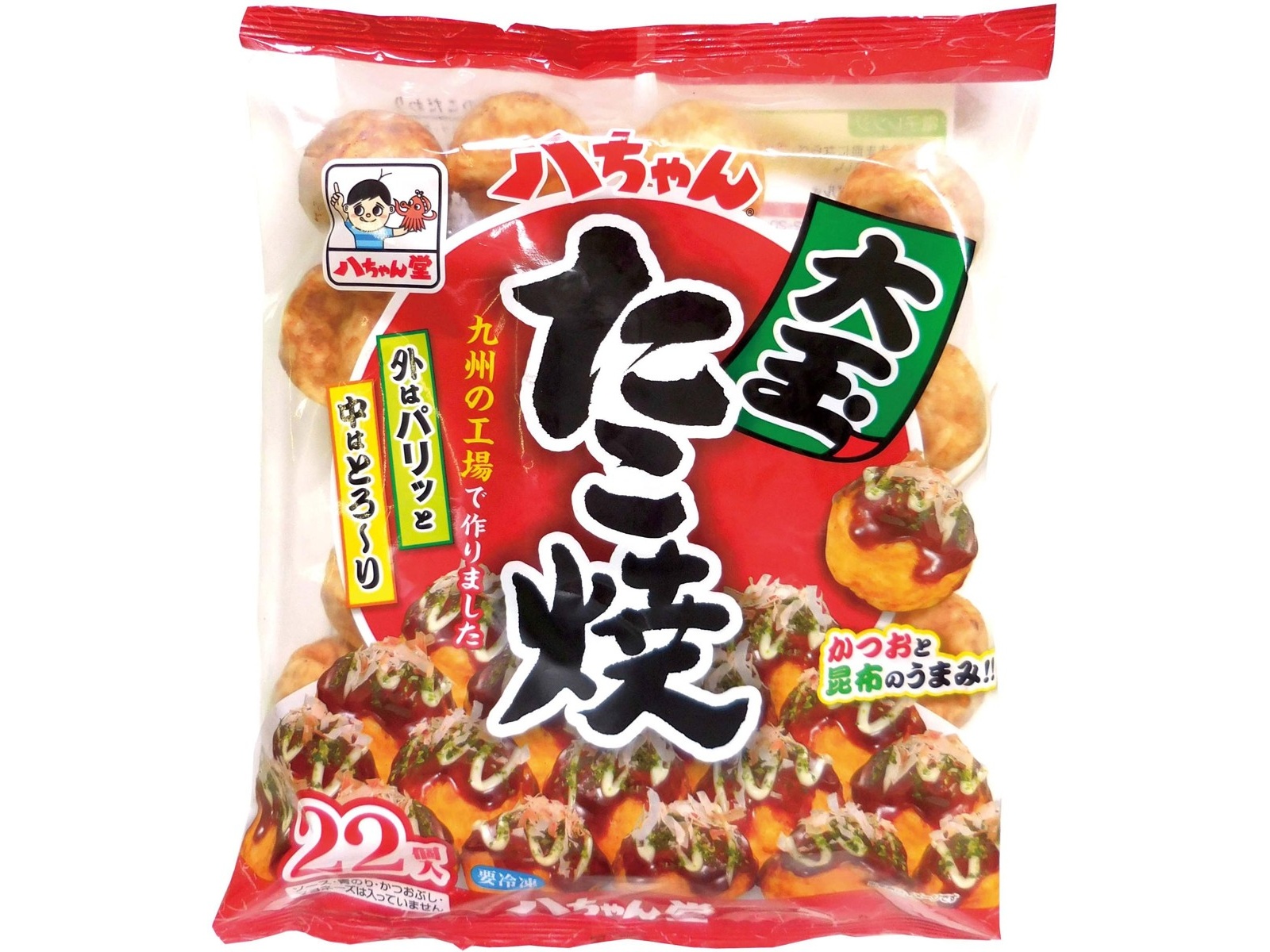 たこ。　ベジート&ゴジッタ 八ちゃん堂 大玉たこ焼 660g（22個）| コープこうべネット