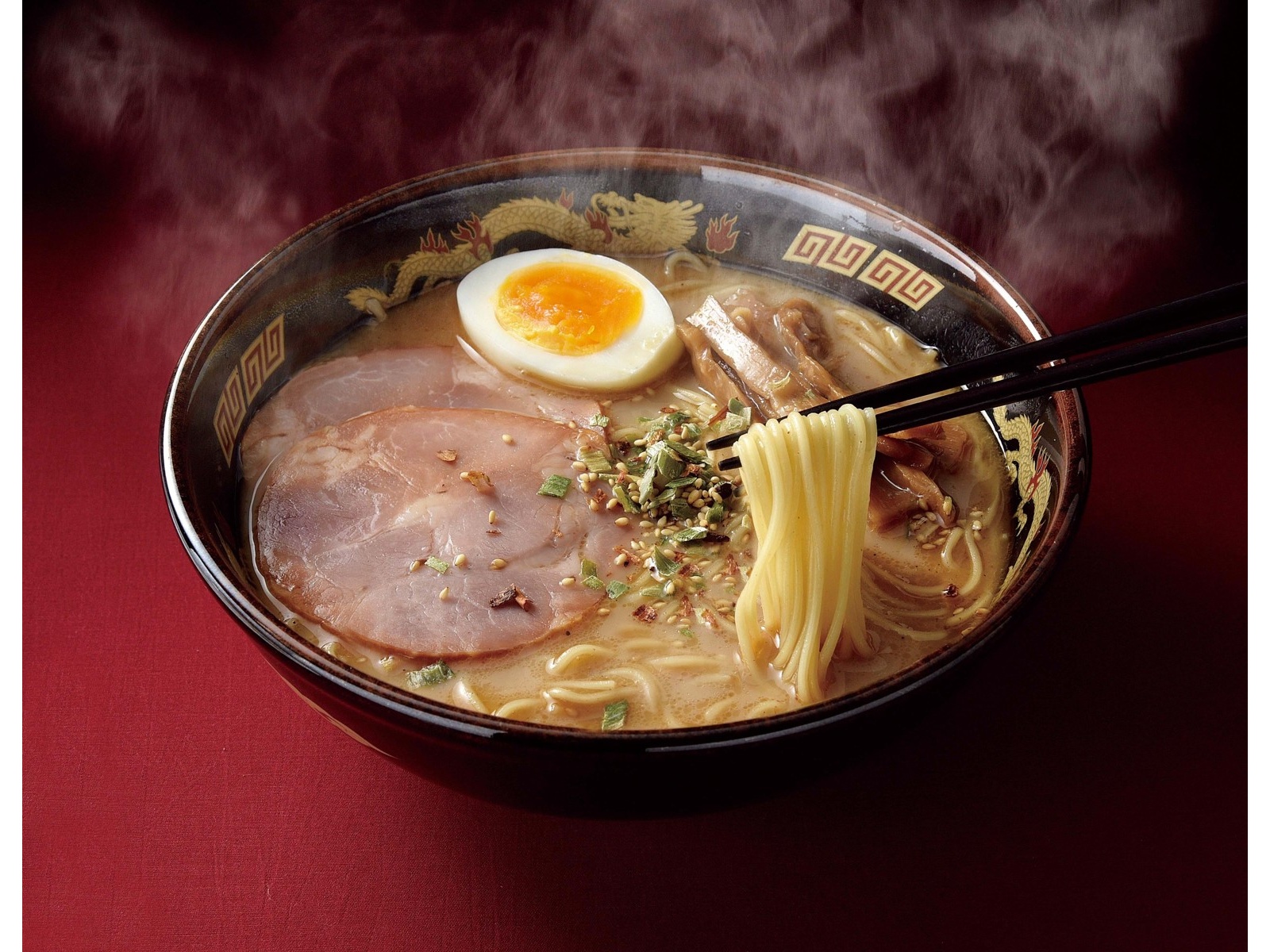 宮本産業 火の国熊本ラーメン もっこす亭 とんこつラーメン 1箱（4食入