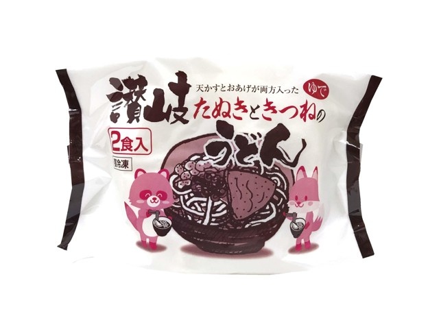 四国日清食品 讃岐たぬきときつねのうどん 2食入（492g）| コープ