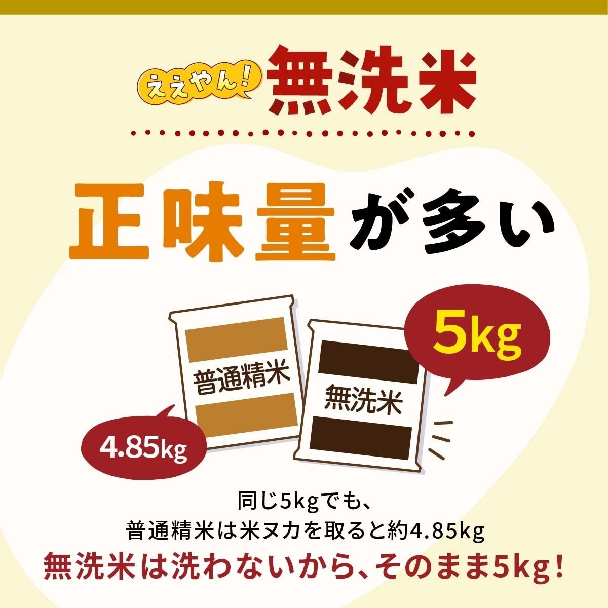 北海道産ななつぼし 無洗米 5kg | コープこうべネット