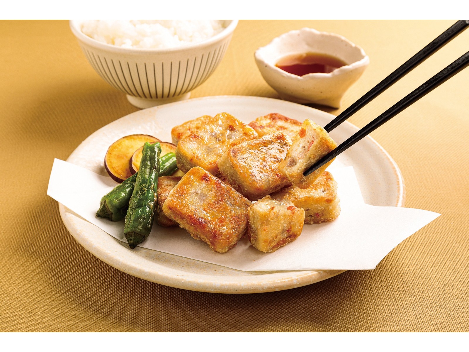 フジフレッシュフーズ 国産れんこんの揚げだし豆腐 206g（8コ入