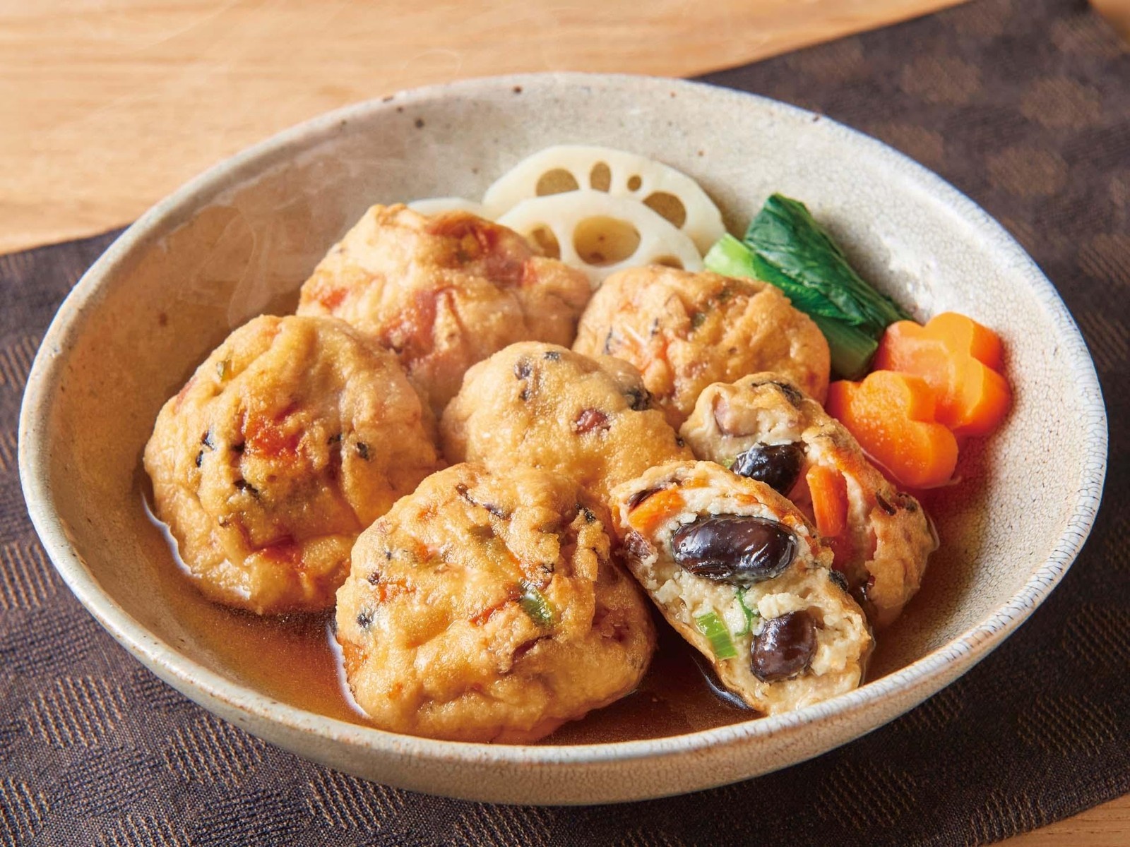 フジフレッシュフーズ 兵庫県産黒豆ひろうす 6コ入（210g