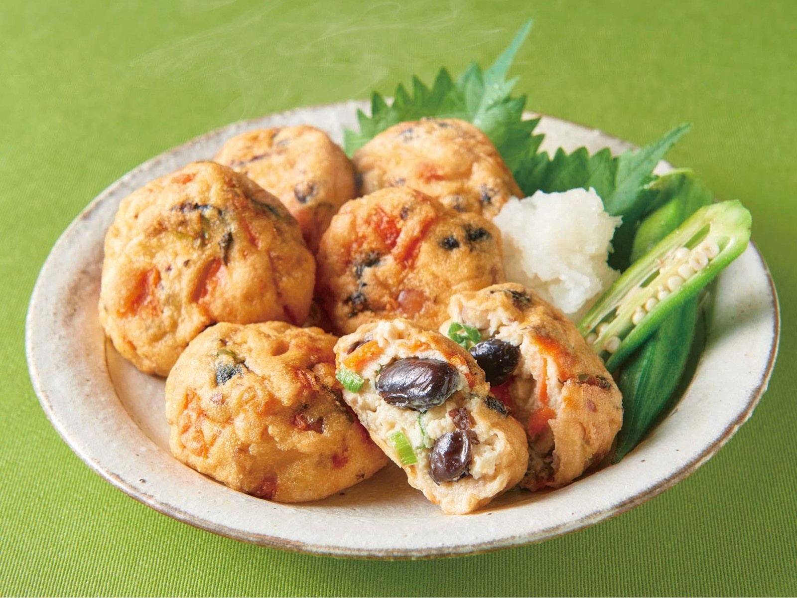 プレミアム酵素漬け 4袋セット フジフレッシュフーズ 兵庫県産黒豆ひろうす 6コ入（210g