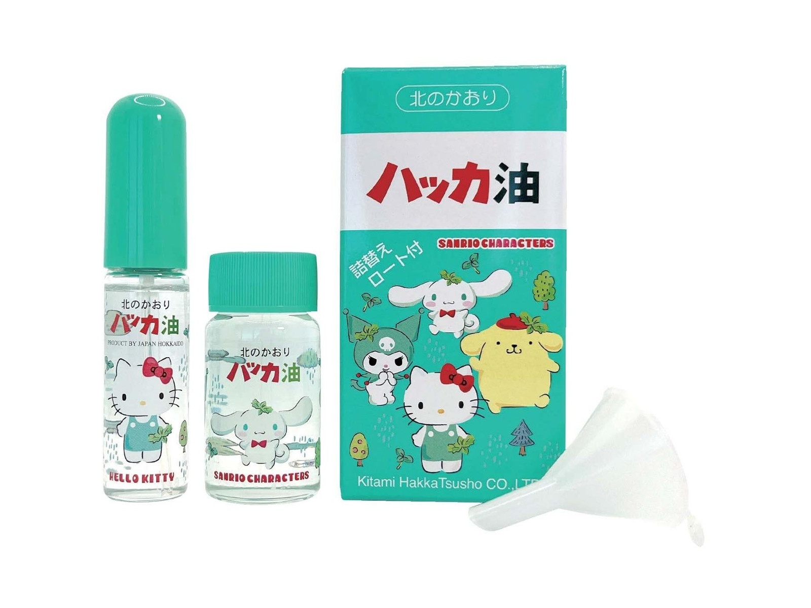 ハッカ油シマエナガパッケージ　10本セット 北見ハッカ通商 ハッカ油セット 1セット サンリオキャラクターズ