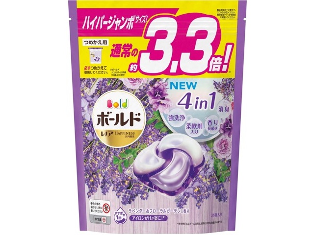P＆G ボールドジェルボール4D心安らぐラベンダー＆フローラル