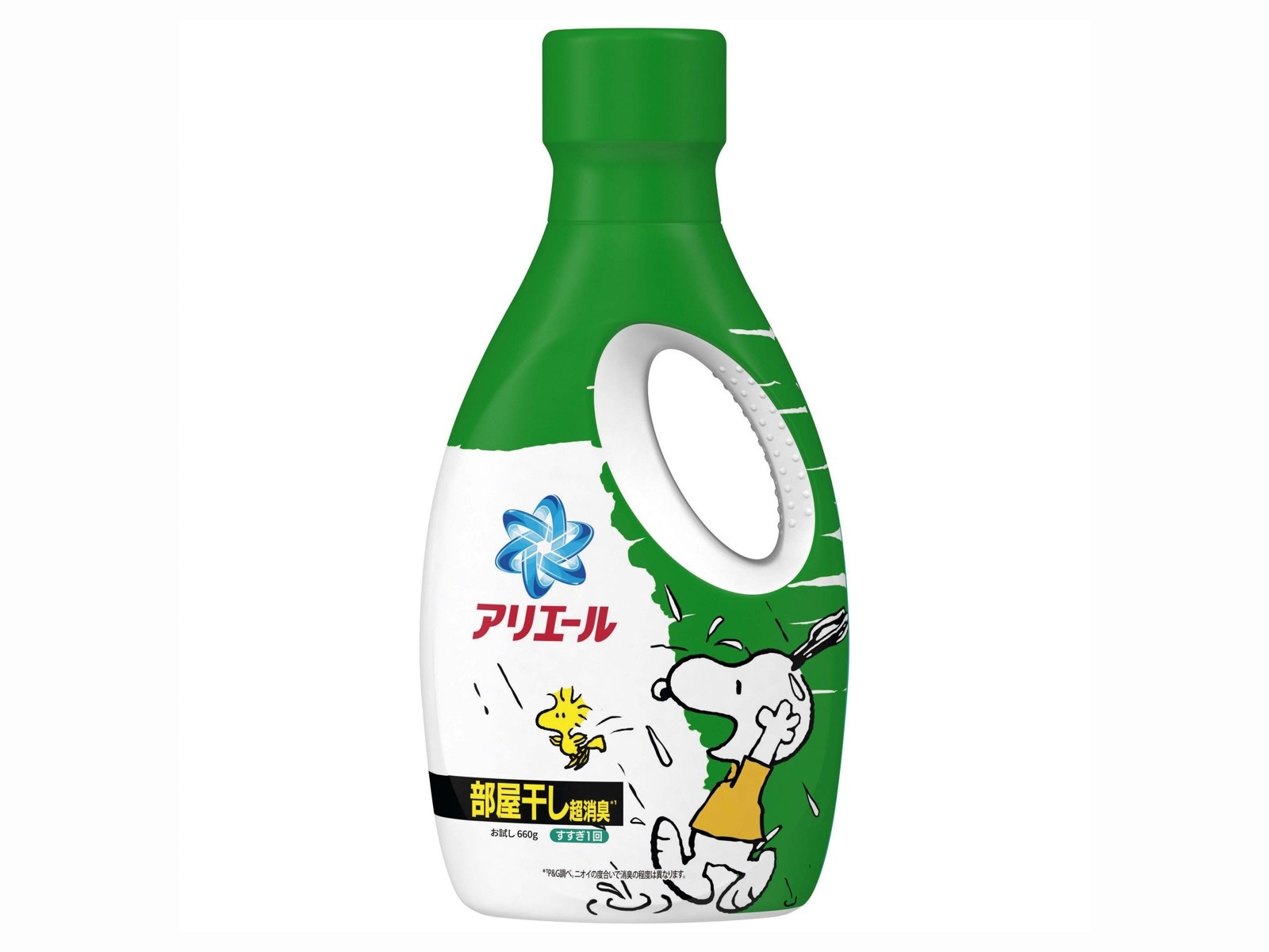 P＆G アリエールジェル部屋干し超消臭 スヌーピー限定コラボボトル